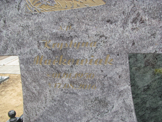 Krystyna Maćkowiak 1950 Police - Grobonet - Wyszukiwarka osób pochowanych