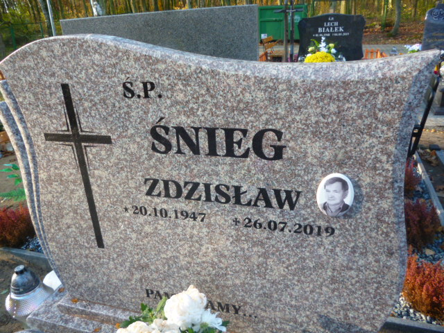 Zdzisław Śnieg 1947 Police - Grobonet - Wyszukiwarka osób pochowanych