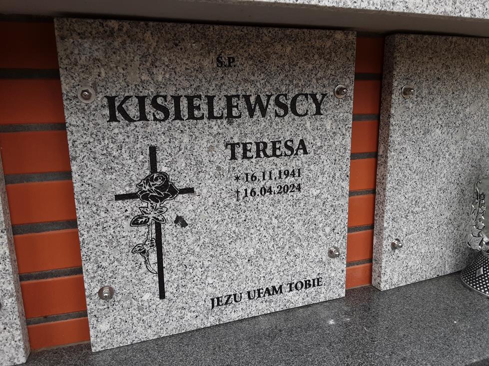 Grób Teresa Kisielewska