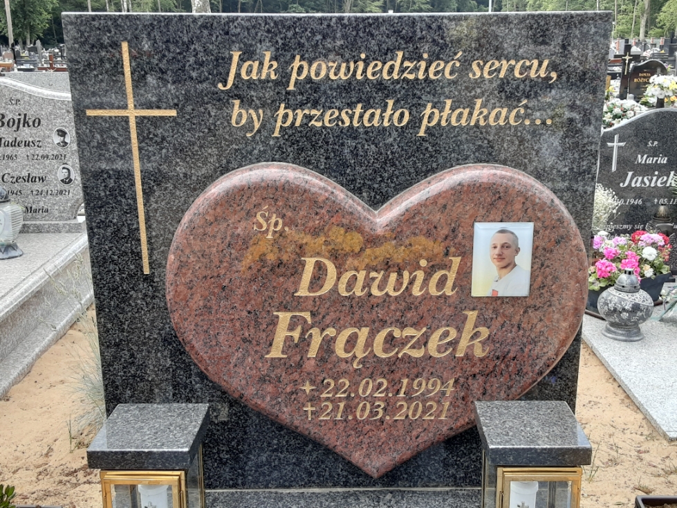 Dawid Frączek  1994 Police - Grobonet - Wyszukiwarka osób pochowanych