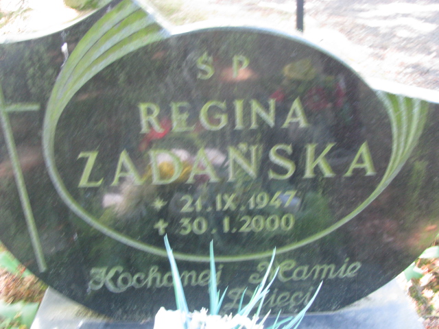  Zadańska 1947 Police - Grobonet - Wyszukiwarka osób pochowanych