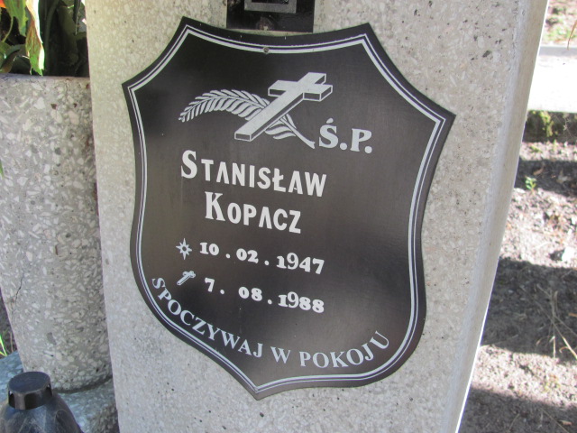 Paweł Kopacz Police - Grobonet - Wyszukiwarka osób pochowanych