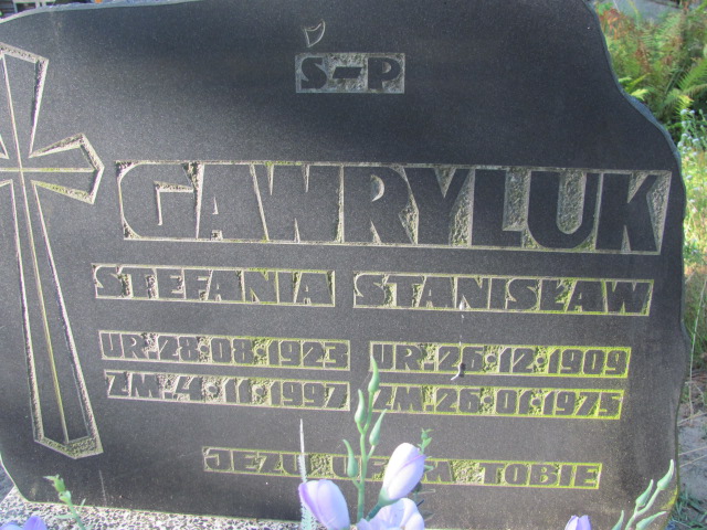 Stanisław Gawryluk 1906 Police - Grobonet - Wyszukiwarka osób pochowanych