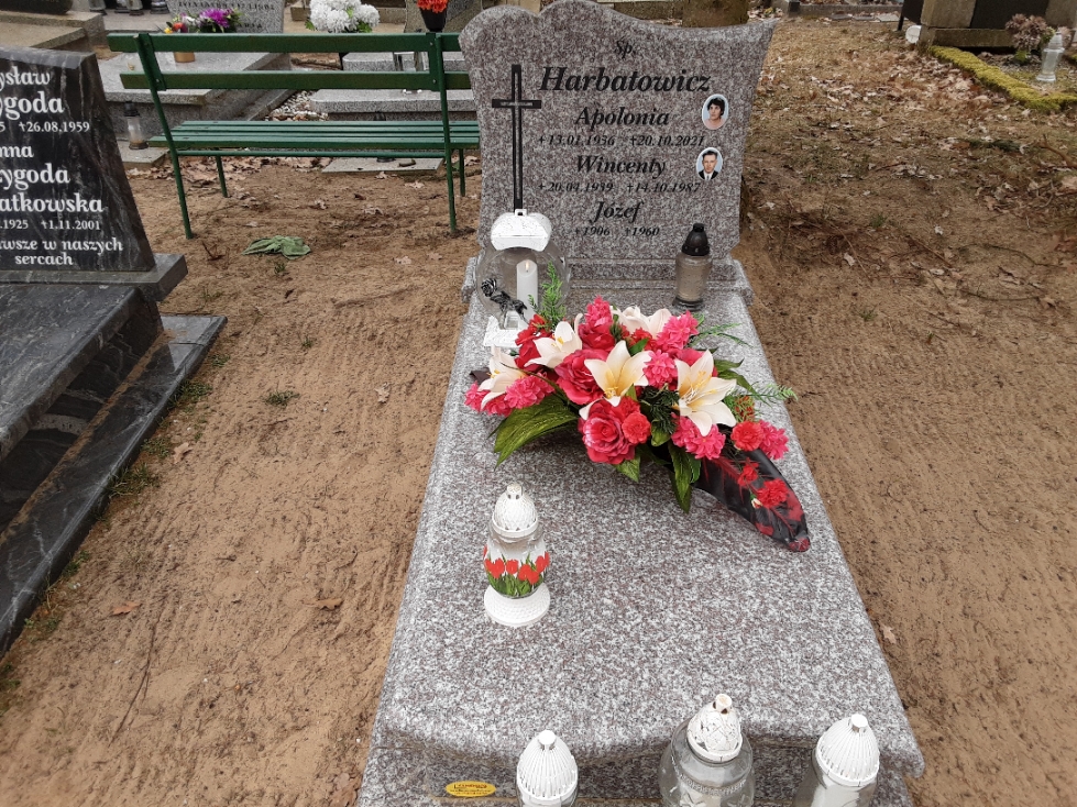 Grób Apolonia Harbatowicz