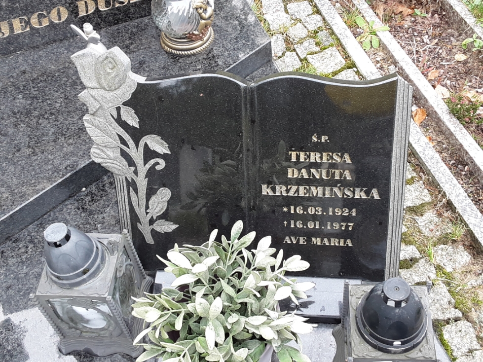 Teresa Danuta Krzemińska 1924 Police - Grobonet - Wyszukiwarka osób pochowanych