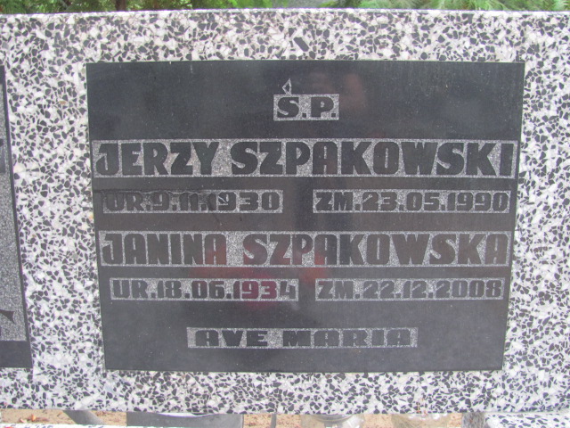 Jerzy Szpakowski 1930 Police - Grobonet - Wyszukiwarka osób pochowanych