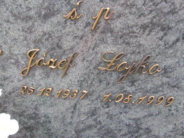 Józef Łojko 1937 Police - Grobonet - Wyszukiwarka osób pochowanych