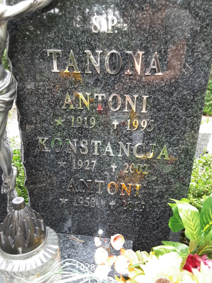Antoni Tanona 1919 Police - Grobonet - Wyszukiwarka osób pochowanych