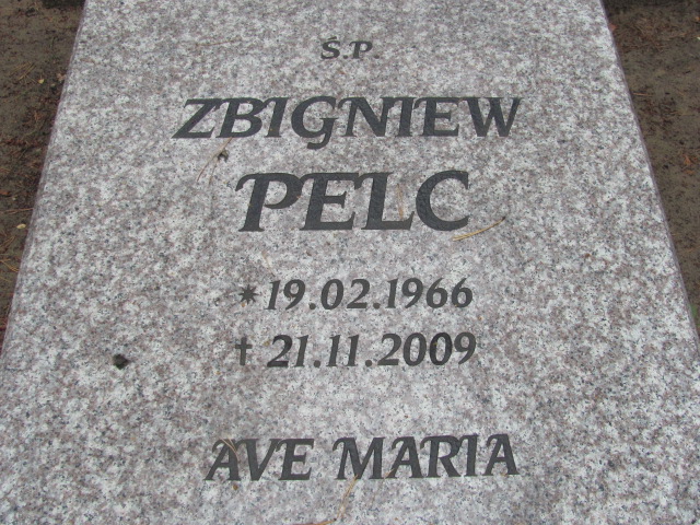 Zbigniew Pelc 1966 Police - Grobonet - Wyszukiwarka osób pochowanych