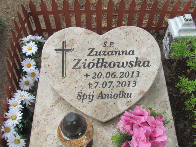 Zuzanna Ziółkowska 2013 Police - Grobonet - Wyszukiwarka osób pochowanych