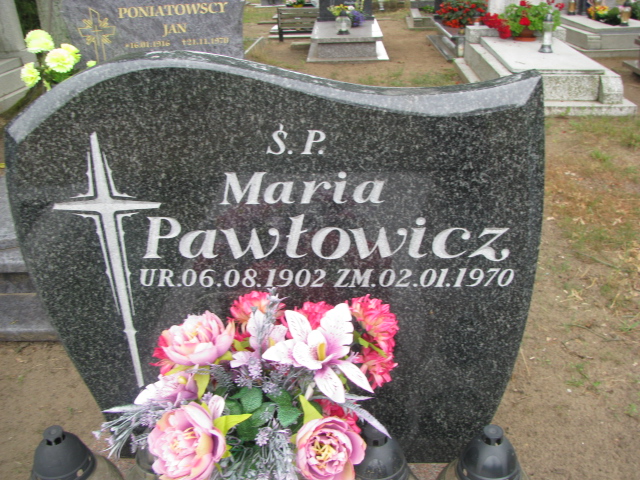 Maria Pawłowicz 1902 Police - Grobonet - Wyszukiwarka osób pochowanych