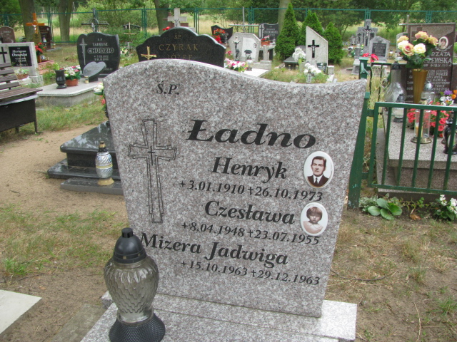Czesława Ładno 1948 Police - Grobonet - Wyszukiwarka osób pochowanych