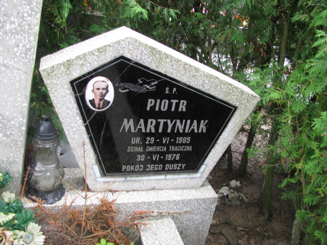 Piotr Martyniak 1905 Police - Grobonet - Wyszukiwarka osób pochowanych