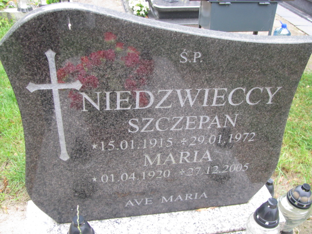 Maria Niedźwiecka 1920 Police - Grobonet - Wyszukiwarka osób pochowanych