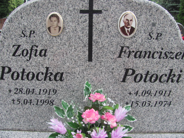 Zofia Potocka 1919 Police - Grobonet - Wyszukiwarka osób pochowanych
