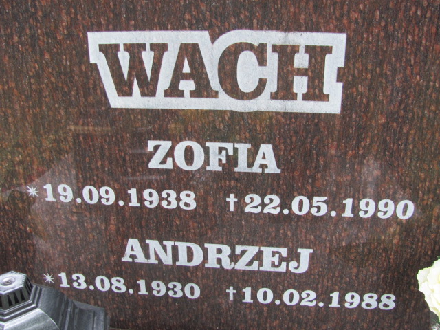 Andrzej Wach 1930 Police - Grobonet - Wyszukiwarka osób pochowanych