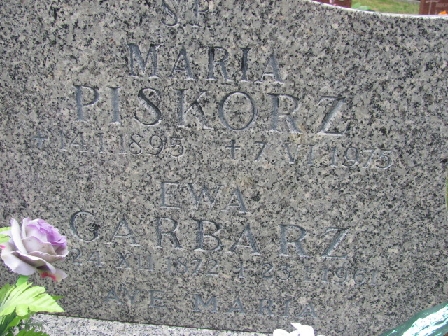 Ewa Garbarz 1872 Police - Grobonet - Wyszukiwarka osób pochowanych