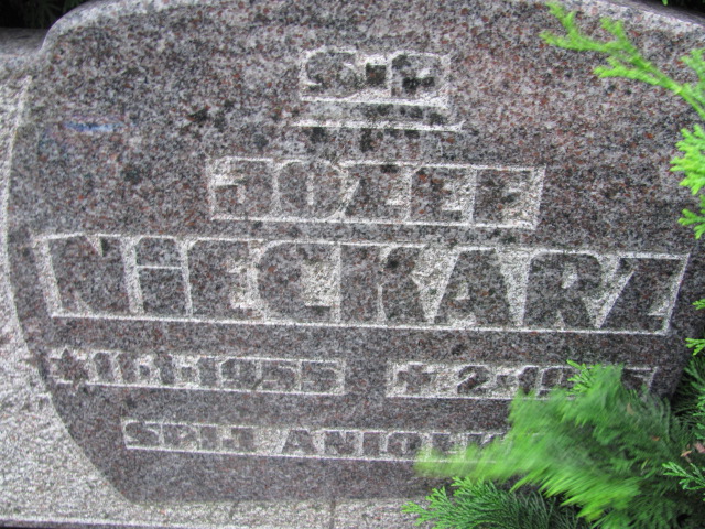 Józef Nieckarz 1955 Police - Grobonet - Wyszukiwarka osób pochowanych