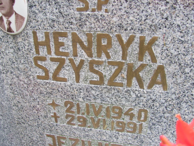 Henryk Szyszka 1940 Police - Grobonet - Wyszukiwarka osób pochowanych