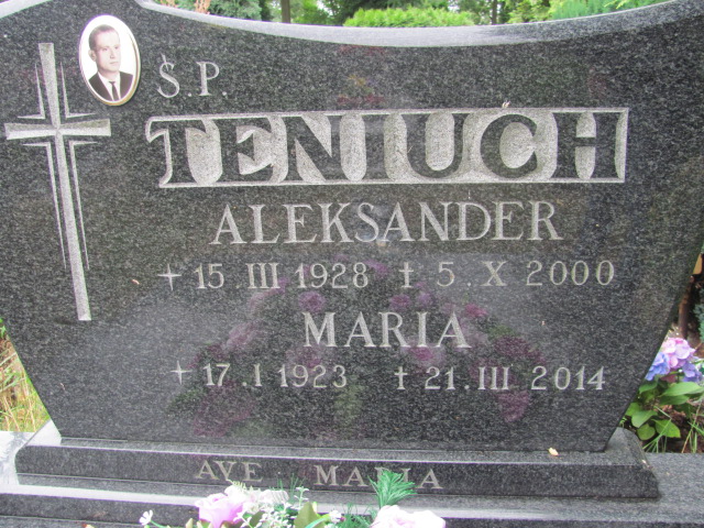 Maria Teniuch 1923 Police - Grobonet - Wyszukiwarka osób pochowanych