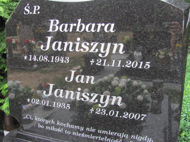 Barbara Janiszyn 1943 Police - Grobonet - Wyszukiwarka osób pochowanych